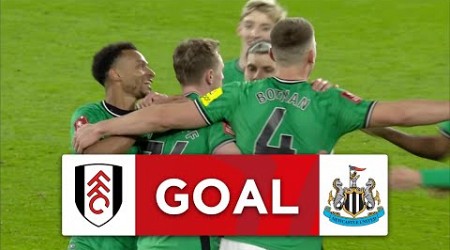 GOAL | Sean Longstaff | Fulham 0-1 Newcastle United | Fourth Round | Emirates FA Cup 2023-24