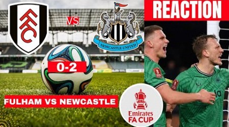 Fulham vs Newcastle 0-2 Live Stream FA Cup Football Match Score Commentary Highlights Today 2024 FC