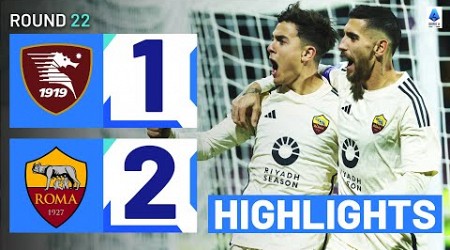 SALERNITANA-ROMA 1-2 | HIGHLIGHTS | Roma secure back-to-back wins | Serie A 2023/24