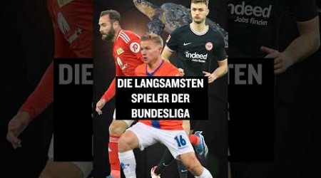 Die langsamsten Spieler der bisherigen Bundesliga-Saison #shorts