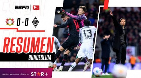 ¡EL LÍDER EMPATÓ EN CASA Y PERDIÓ EL INVICTO! | B. Leverkusen 0-0 B. Monchengaldbach | RESUMEN