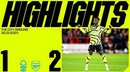 HIGHLIGHTS | Nottingham Forest vs Arsenal (1-2) | Gabriel Jesus, Saka