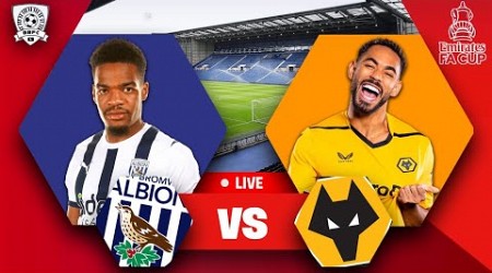 CROWD TROUBLE! West Brom 0-2 Wolves - FA Cup WATCH ALONG Live Stream