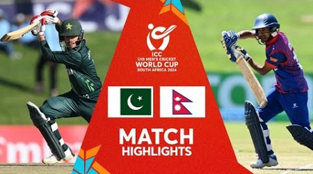 Pakistan v Nepal | Match Highlights | U19 CWC 2024