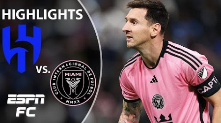 Lionel Messi SCORES in Inter Miami&#39;s club friendly vs. Al-Hilal ⚽ | Highlights | ESPN FC