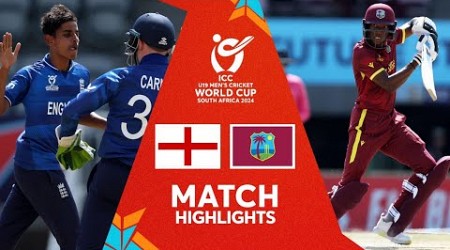 Match Highlights | England v West Indies | U19 CWC 2024