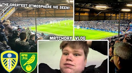 ELLAND ROAD ERUPTS as LEEDS UNITED MARCH PAST CANARIES! Leeds United 1-0 Norwich City Matchday Vlog