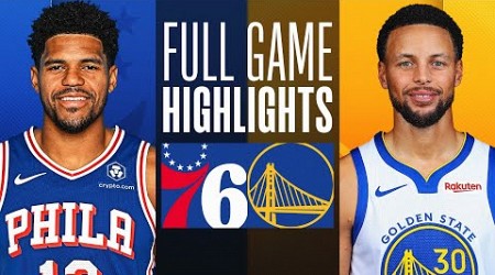 76ERS at WARRIORS | FULL GAME HIGHLIGHTS | January 30, 2024