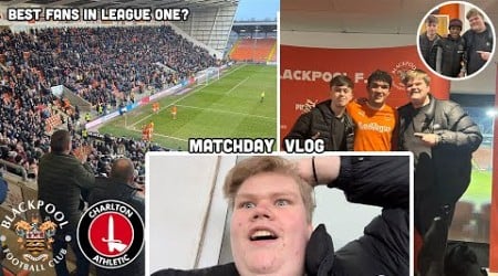 MENTAL ATMOSPHERE in KARAMOKO DEMBELE MASTERCLASS! Blackpool FC 1-1 Charlton Athletic Matchday Vlog