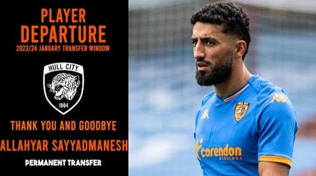 ALLAHYAR SAYYADMANESH LEAVES HULL CITY