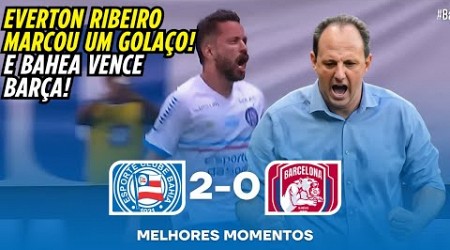 EVERTON RIBEIRO ABRE PLACAR PARA O BAHEA COM G0LAÇO! BAHIA 2 X 0 BARCELONA-BA | BAIANO 2024