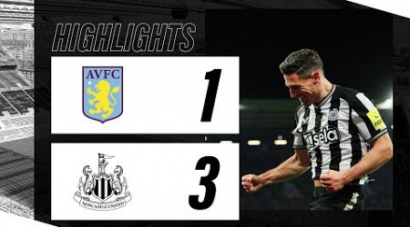 Aston Villa 1 Newcastle United 3 | Premier League Highlights