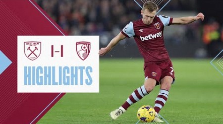 West Ham 1-1 Bournemouth | Hammers Extend Unbeaten Run | Premier League Highlights