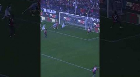 A slice of luck but BRILLIANT goal from Genoa #shorts