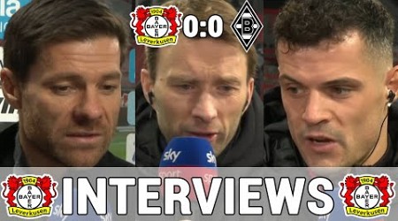 Leverkusen Stimmen zum Spiel: Xabi Alonso, Simon Rolfes &amp; Granit Xhaka | Leverkusen 0:0 M´Gladbach