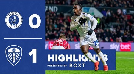 Highlights: Bristol City 0-1 Leeds United | EFL Championship