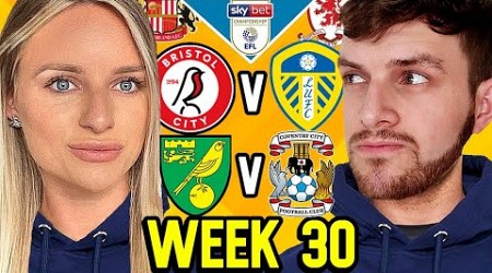 CHAMPIONSHIP PREDICTIONS WEEK 30