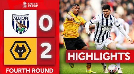 Wolves Fifth Round Bound | West Brom 0-2 Wolves | Highlights | Emirates FA Cup 2023-24