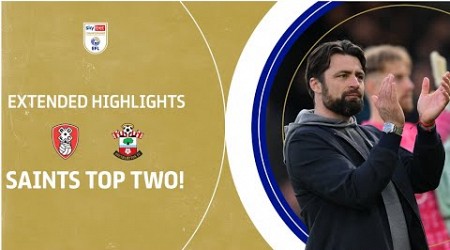 SAINTS MARCH TO SECOND! | Rotherham United v Southampton extended highlights