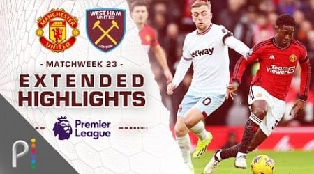 Manchester United v. West Ham United | PREMIER LEAGUE HIGHLIGHTS | 2/4/2024 | NBC Sports