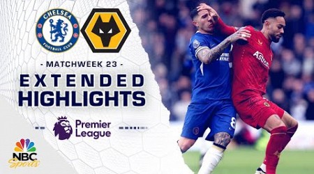 Chelsea v. Wolves | PREMIER LEAGUE HIGHLIGHTS | 2/4/2024 | NBC Sports