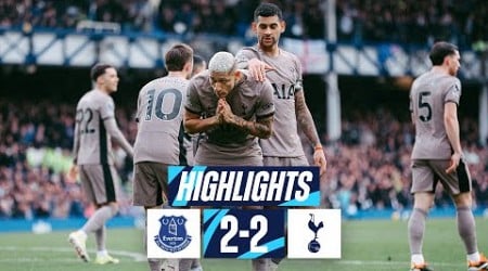 EVERTON 2-2 TOTTENHAM HOTSPUR // PREMIER LEAGUE HIGHLIGHTS // RICHARLISON SCORES A BRACE