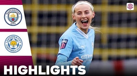 Manchester City vs Leicester City | What a Goal | Highlights | FA Women&#39;s Super League 04-02-2024