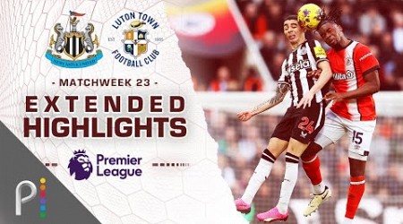 Newcastle United v. Luton Town | PREMIER LEAGUE HIGHLIGHTS | 2/3/2024 | NBC Sports