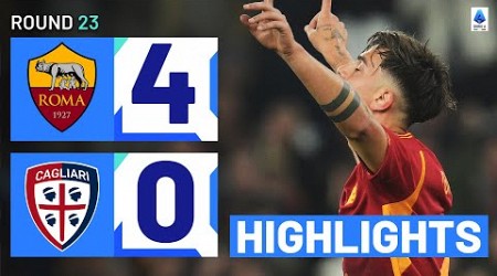 ROMA-CAGLIARI 4-0 | HIGHLIGHTS | Dybala strikes twice as Giallorossi stun Cagliari | Serie A 2023/24