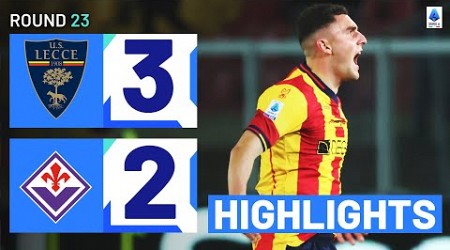 LECCE-FIORENTINA 3-2 | HIGHLIGHTS | Unreal scenes as Lecce comeback | Serie A 2023/24