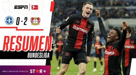 ¡EL LÍDER ESTIRÓ EL INVICTO Y SE ALEJA EN LA CIMA! | Darmstadt 0-2 B. Leverkusen | RESUMEN