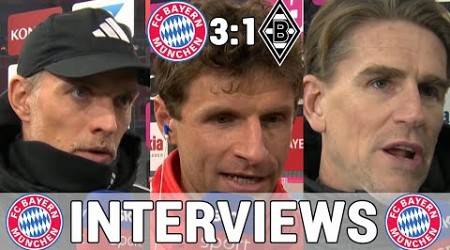 Alle FCB Stimmen: Thomas Tuchel, Thomas Müller &amp; Christoph Freund im Interview | Bayern 3:1 Gladbach