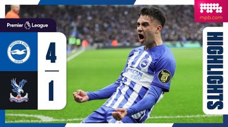 PL Highlights: Brighton 4 Crystal Palace 1