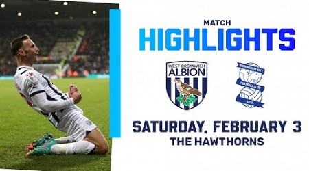 Andi Weimann strikes late to help Baggies beat Blues | Albion 1-0 Birmingham City | MATCH HIGHLIGHTS