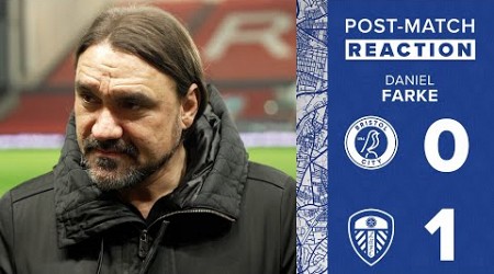 “I&#39;m really happy with the result” | Daniel Farke reaction | Bristol City 0-1 Leeds United