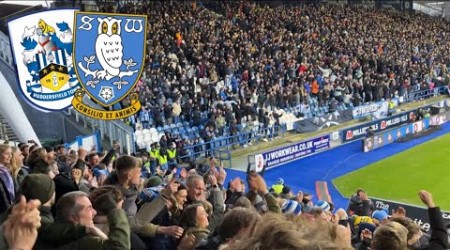 GREAT NOISE IN STANDS FOR HUDDERSFIELD TOWN 4-0 SHEFFIELD WEDNESDAY