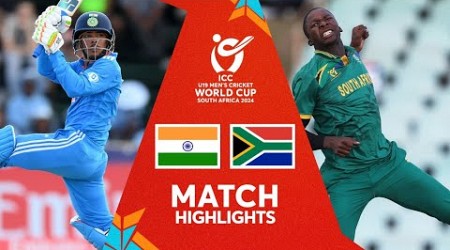 India v South Africa | Semi-final Match Highlights | U19 CWC 2024