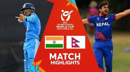 India v Nepal | Match Highlights | U19 CWC 2024