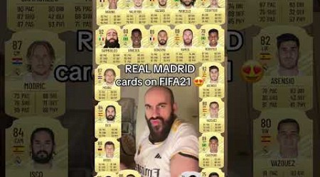 REAL Madrid cards on FIFA21 