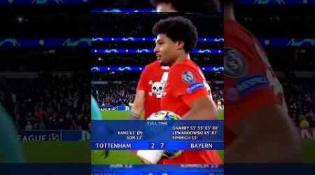 The day Bayern Munich showed Tottenham and son levels 