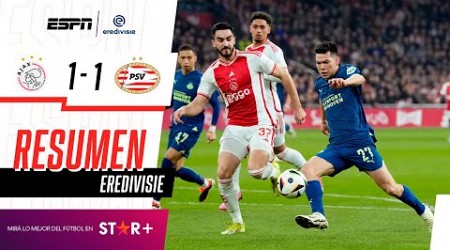 ¡EL EQUIPO DE CHUCKY LOZANO RESCATÓ UN EMPATE EN ÁMSTERDAM! | Ajax 1-1 PSV | RESUMEN