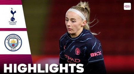 Manchester City vs Tottenham | Highlights | FA Women&#39;s Continental League Cup 07-02-2024