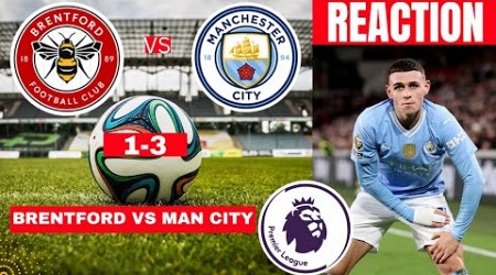 Brentford vs Man City 1-3 Live Stream Premier League Football EPL Match Score reaction Highlights FC