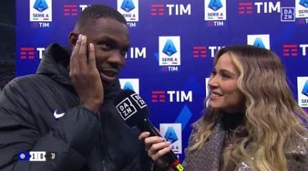 Intervista Thuram dopo Inter - Juventus 1-0 : &quot;Ballavo per la Felicità&quot; | Post Partita #inter