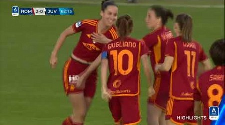 Roma-Juventus 3-1 | La &#39;bordata&#39; di Linari chiude la festa giallorossa | #serieafemminile eBay