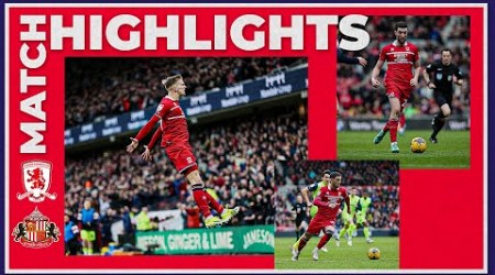 Match Highlights | Boro 1 Sunderland 1 | Matchday 29