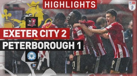 HIGHLIGHTS: Exeter City 2 Peterborough United 1 (6/2/24) EFL Sky Bet League One