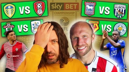 EFL Championship SCORE PREDICTIONS - Round 31 w/Sam Parkin