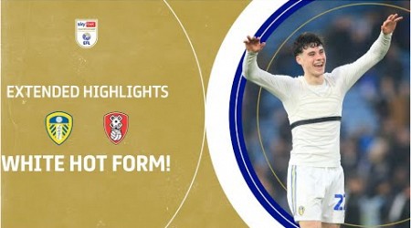 WHITES HOT FORM! | Leeds United v Rotherham United extended highlights