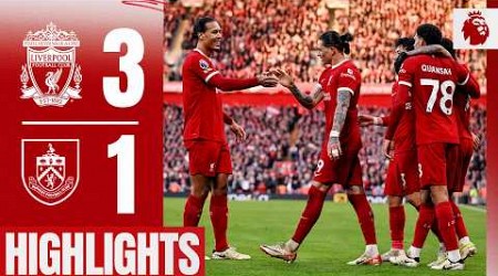 Diogo, Diaz &amp; Darwin Head the Reds to Victory! Liverpool 3-1 Burnley | Highlights